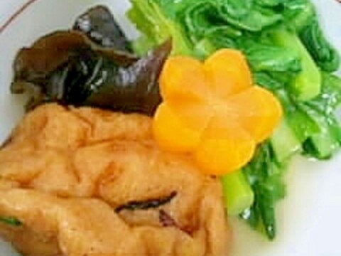 基本の和食☆小松菜とがんもどきの炊き合わせ